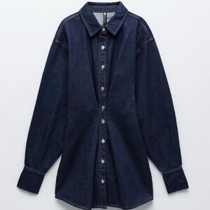 Structured Denim shirt dress